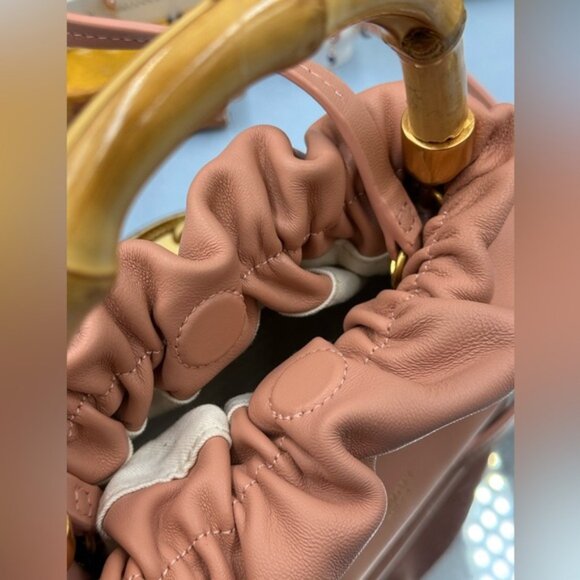 🆕 OROTON 🧿 NWOT Gretel Mini Top Handle, Rosewood Pink - Picture 9 of 16